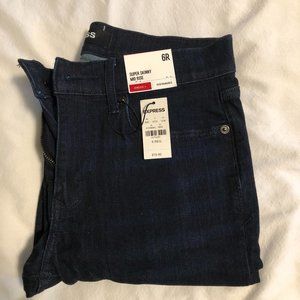 Express Jeans Size 6R, Super skinny , Mid Rise